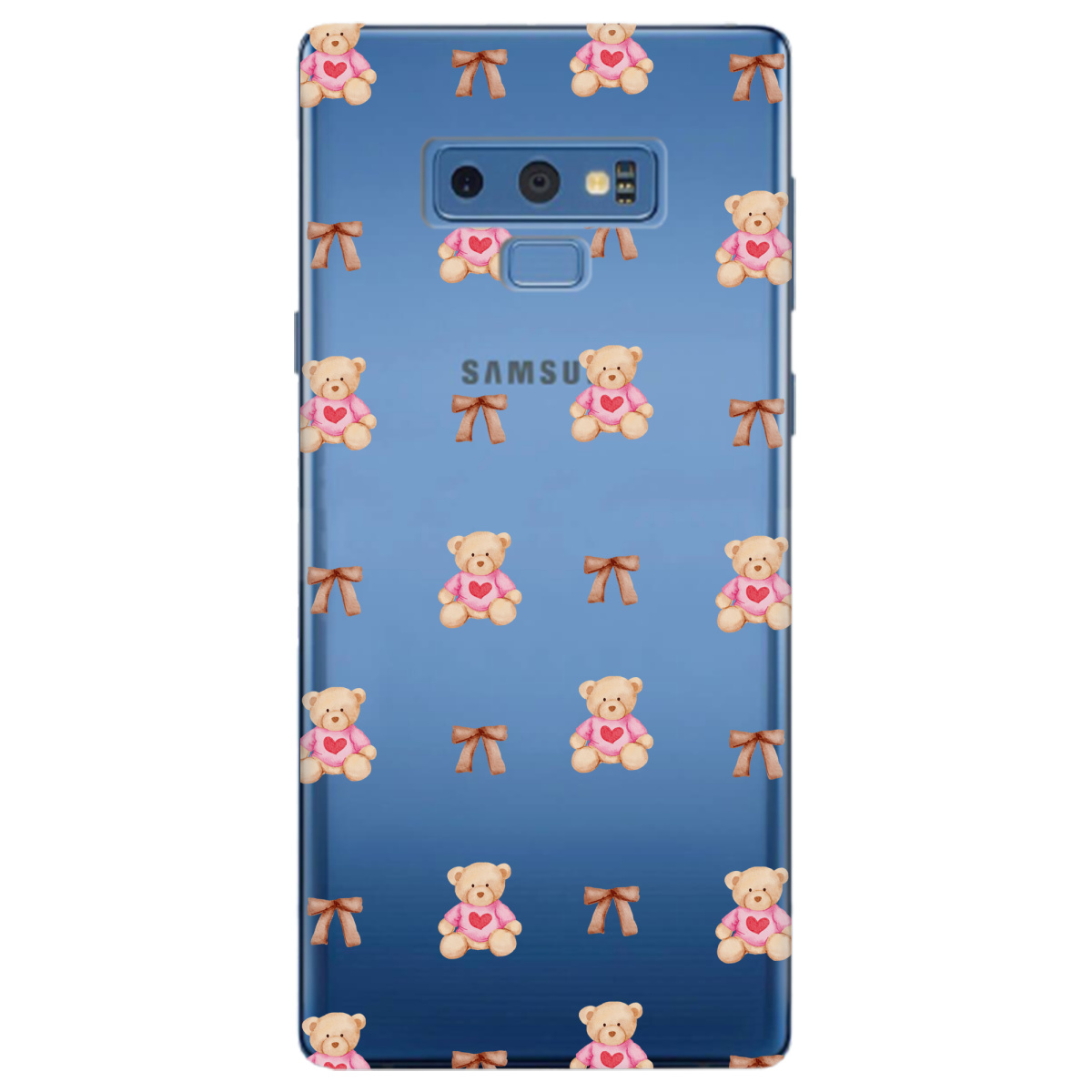 Чохол для Samsung Galaxy Note 9 Сердечний ведмедик - фото 1 - Чохли для телефонів