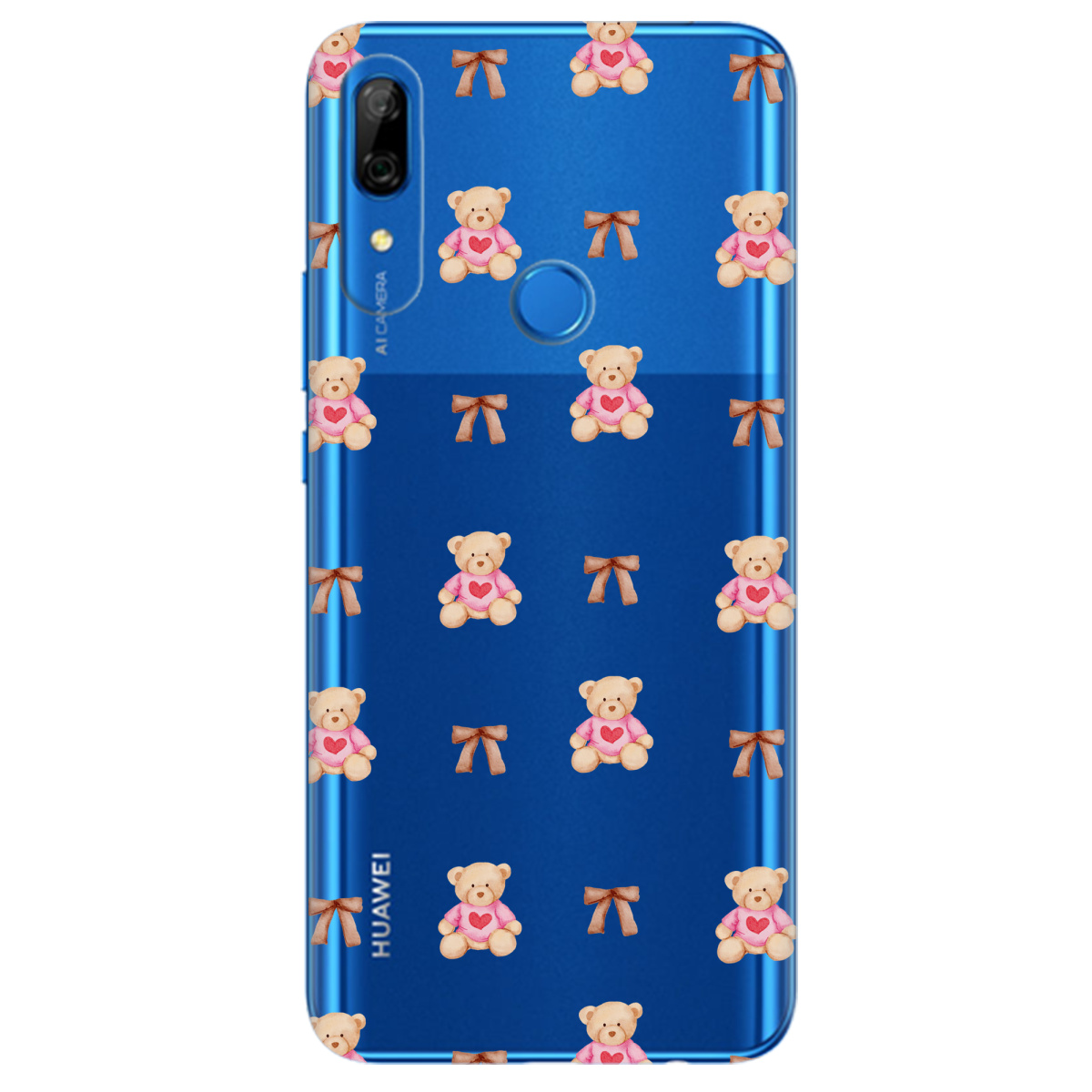 Чехол для Huawei P Smart Z Сердечний ведмедик - фото 1 Чехол для Huawei P Smart Z Сердечний ведмедик - фото 1 - Чехлы для телефонов