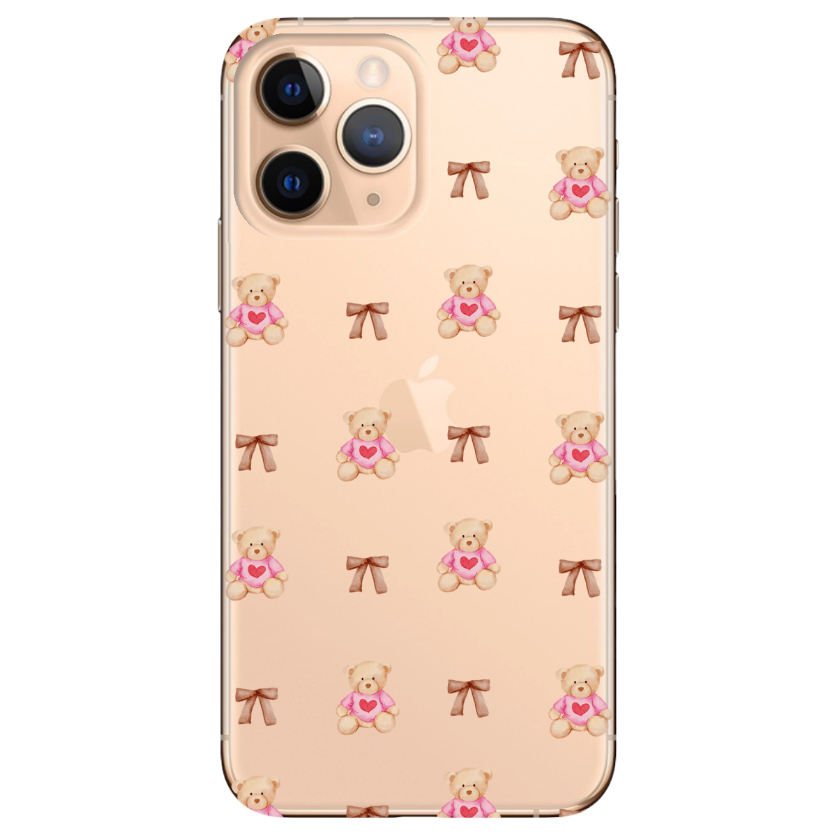 Чехол для Apple iPhone 11 Pro Сердечний ведмедик - фото 1 - Чехлы для телефонов