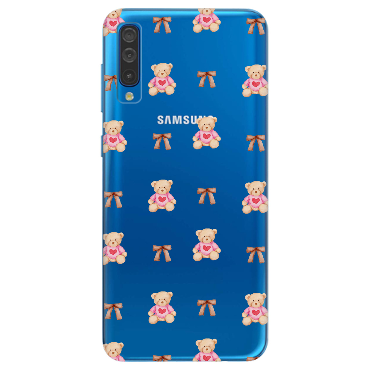 Чехол для Samsung Galaxy A30s Сердечний ведмедик - фото 1 - Чехлы для телефонов