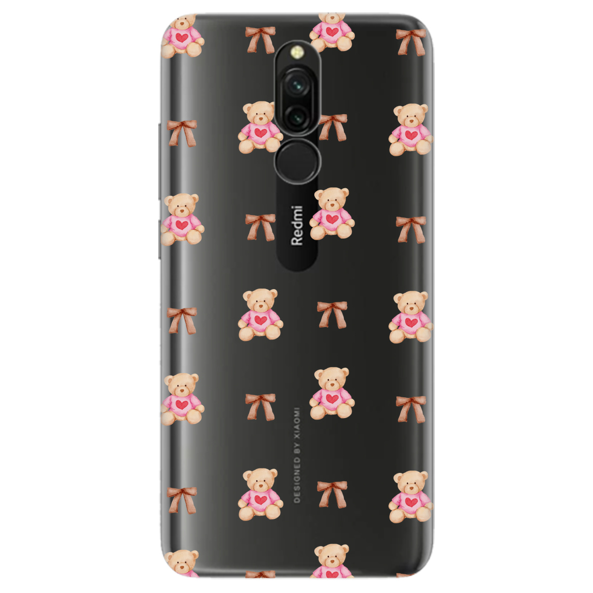 Чехол для Xiaomi Redmi 8 Сердечний ведмедик - фото 1 - Чехлы для телефонов