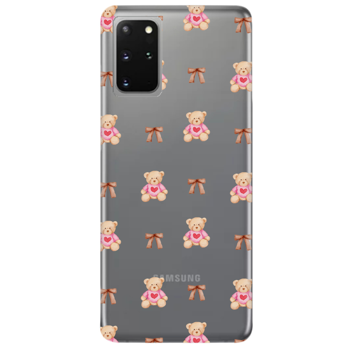 Чехол для Samsung Galaxy S20 Plus Сердечний ведмедик - фото 1 - Чехлы для телефонов