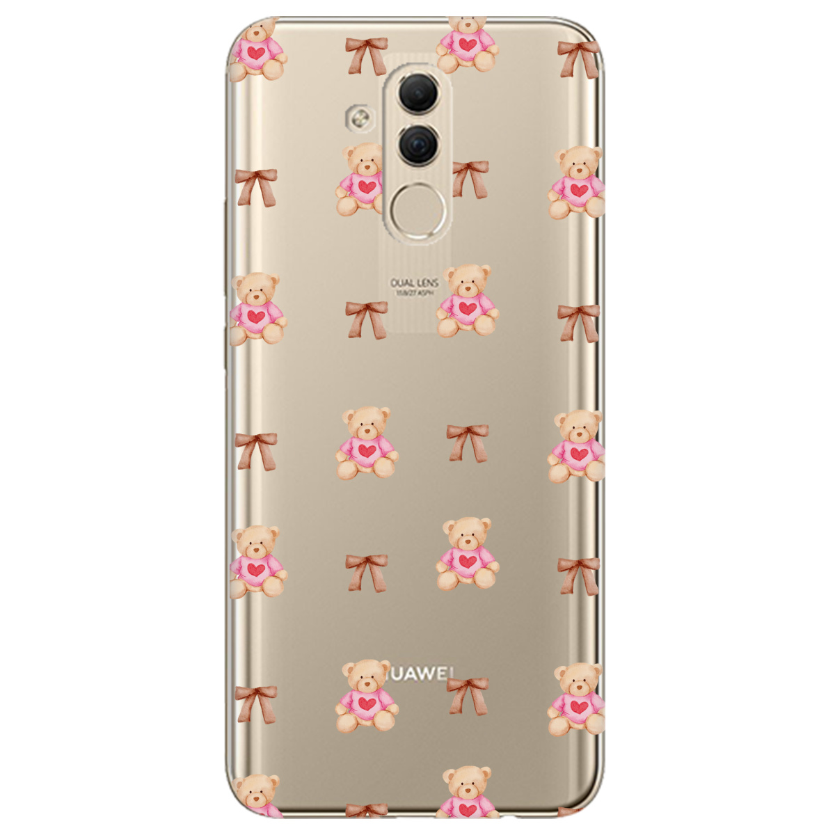 Чохол для Huawei Mate 20 Lite Сердечний ведмедик - фото 1 - Чохли для телефонів