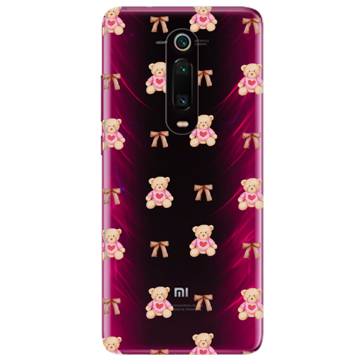 Чехол для Xiaomi Mi 9T Сердечний ведмедик - фото 1 - Чехлы для телефонов