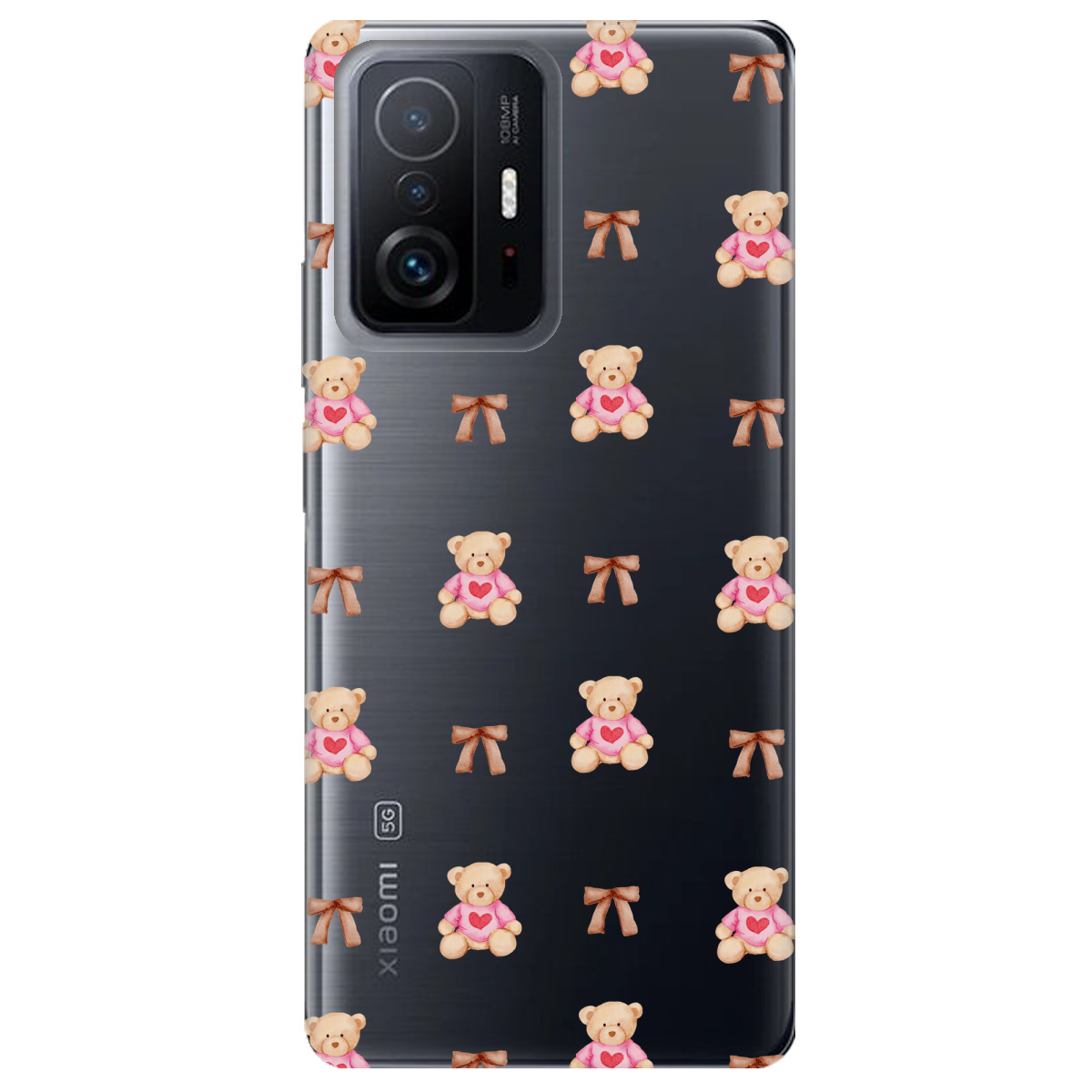 Чехол для Xiaomi 11T Сердечний ведмедик - фото 1 - Чехлы для телефонов