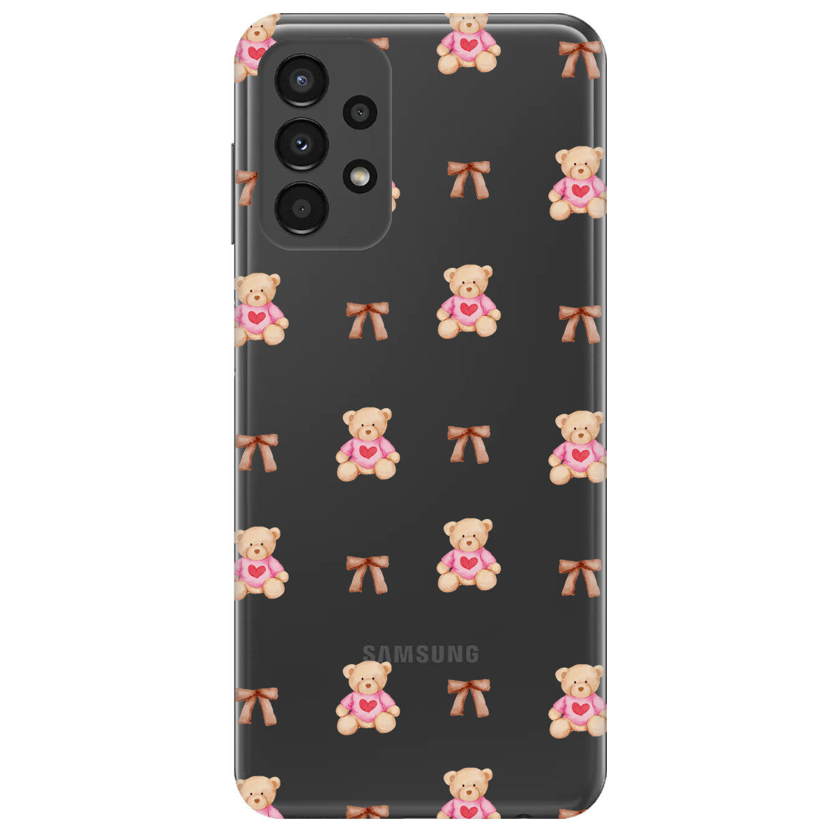 Чохол для Samsung Galaxy A13 4G Сердечний ведмедик - фото 1 - Чохли для телефонів