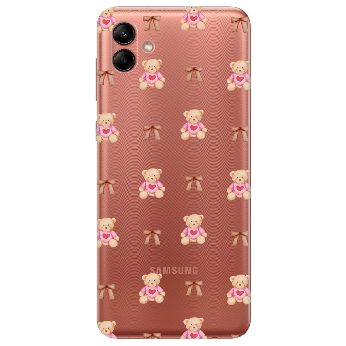 Чохол для Samsung Galaxy A04 Сердечний ведмедик - фото 1 - Чохли для телефонів