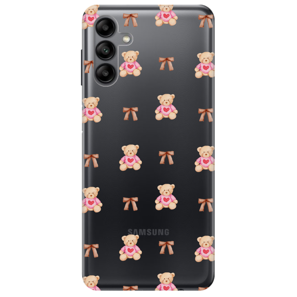 Чехол для Samsung Galaxy A04s Сердечний ведмедик - фото 1 - Чехлы для телефонов