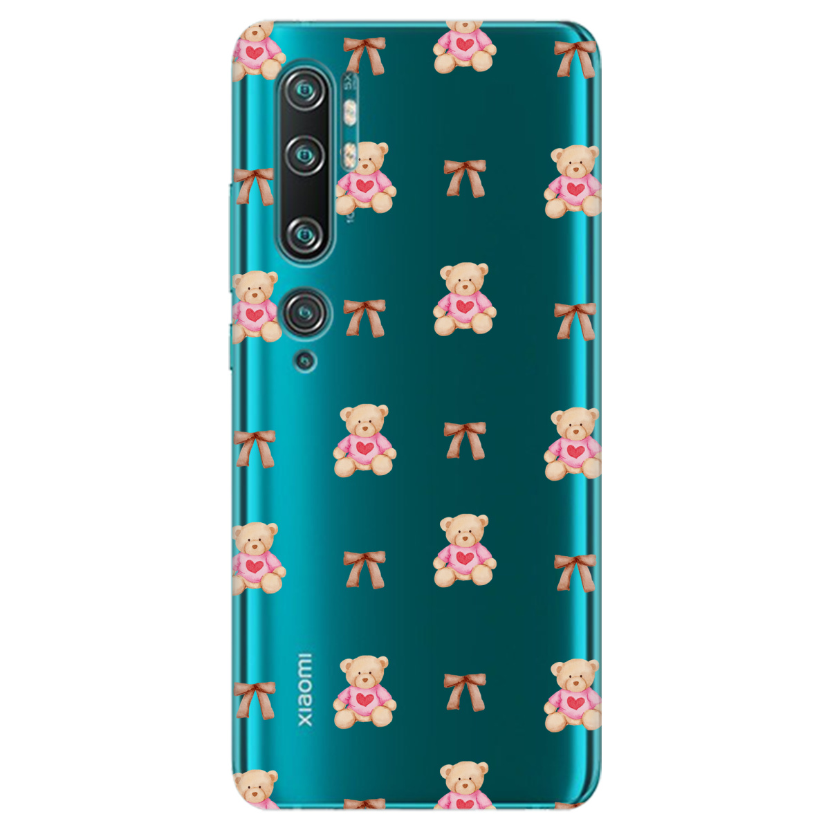 Чехол для Xiaomi Mi Note 10 Pro Сердечний ведмедик - фото 1 - Чехлы для телефонов