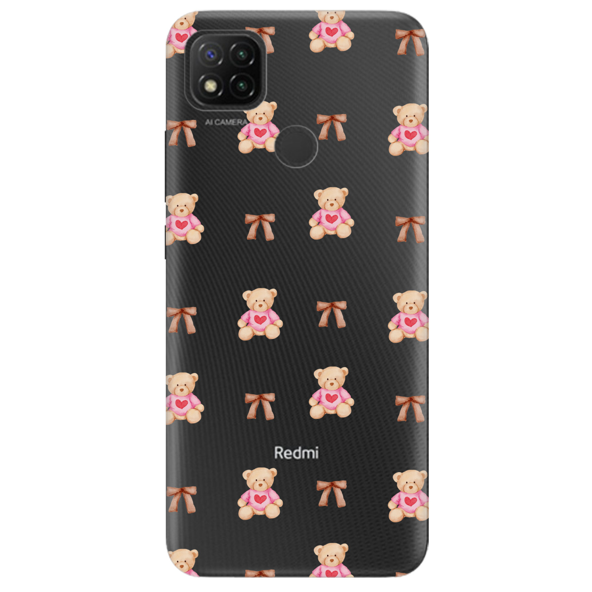 Чехол для Xiaomi Redmi 10A Сердечний ведмедик - фото 1 Чехол для Xiaomi Redmi 10A Сердечний ведмедик - фото 1 - Чехлы для телефонов