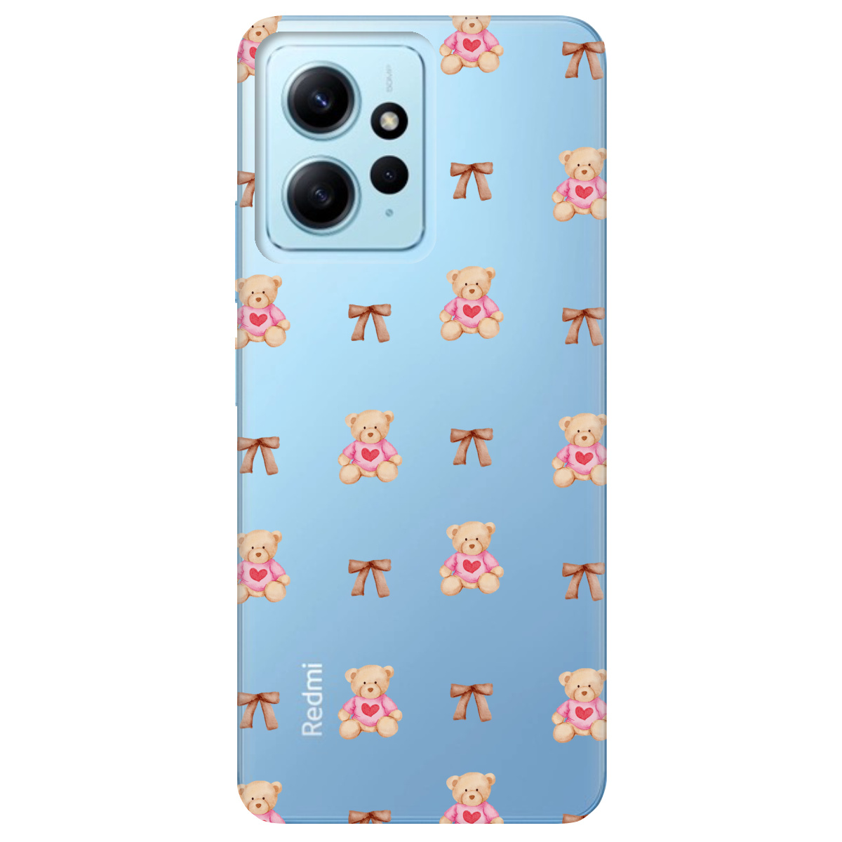 Чехол для Xiaomi Redmi Note 12 4G Сердечний ведмедик - фото 1 - Чехлы для телефонов