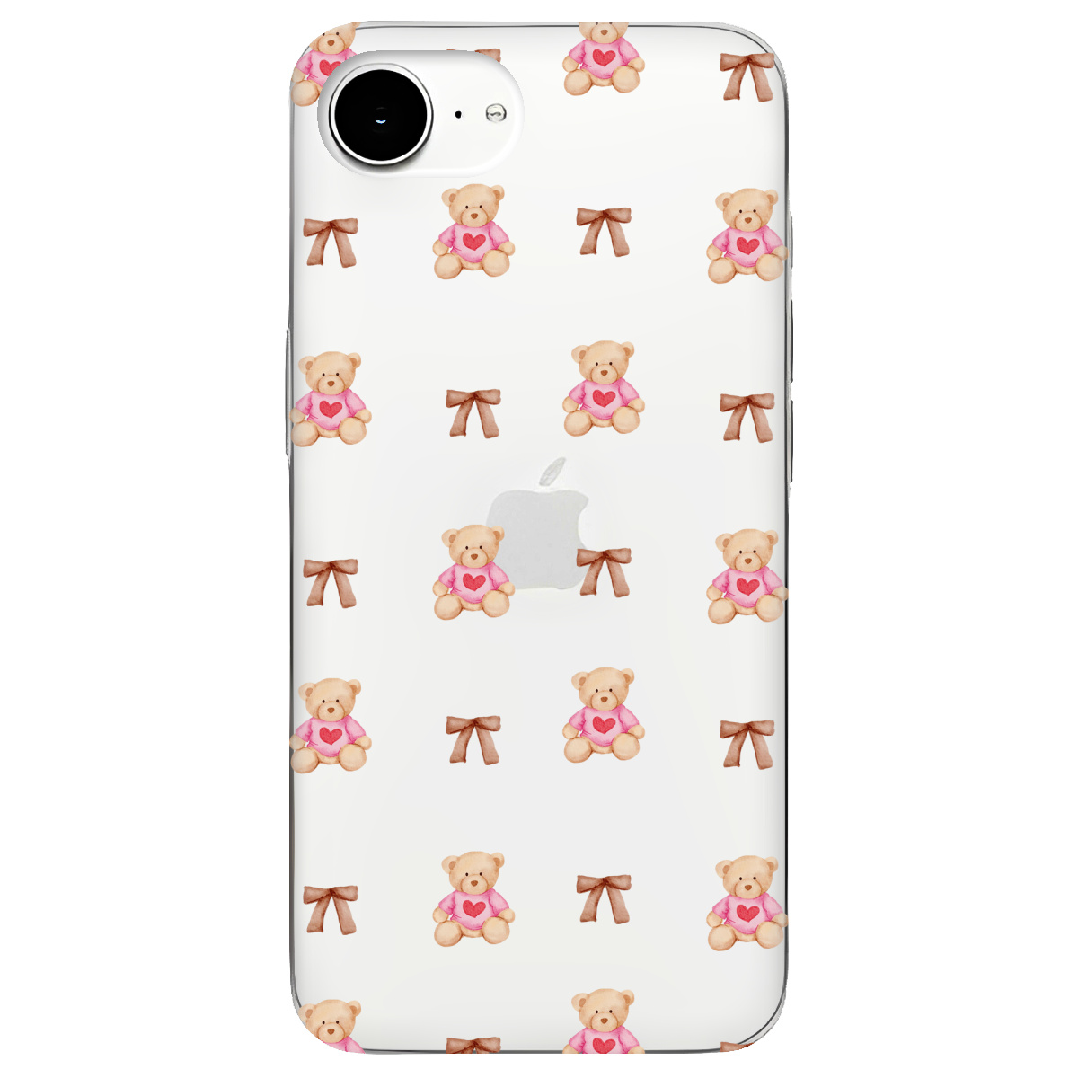 Чохол для Apple iPhone 16e Сердечний ведмедик - фото 1 - Чохли для телефонів