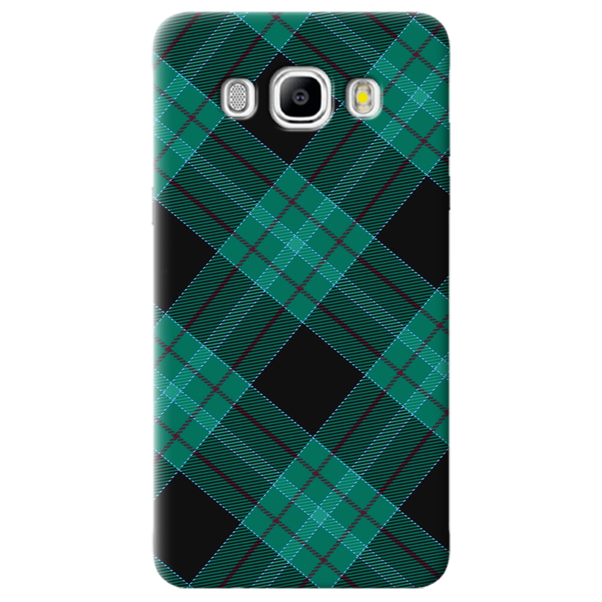 Чохол для Samsung Galaxy J5 2016 Зелений тартан - фото 1 - Чохли для телефонів