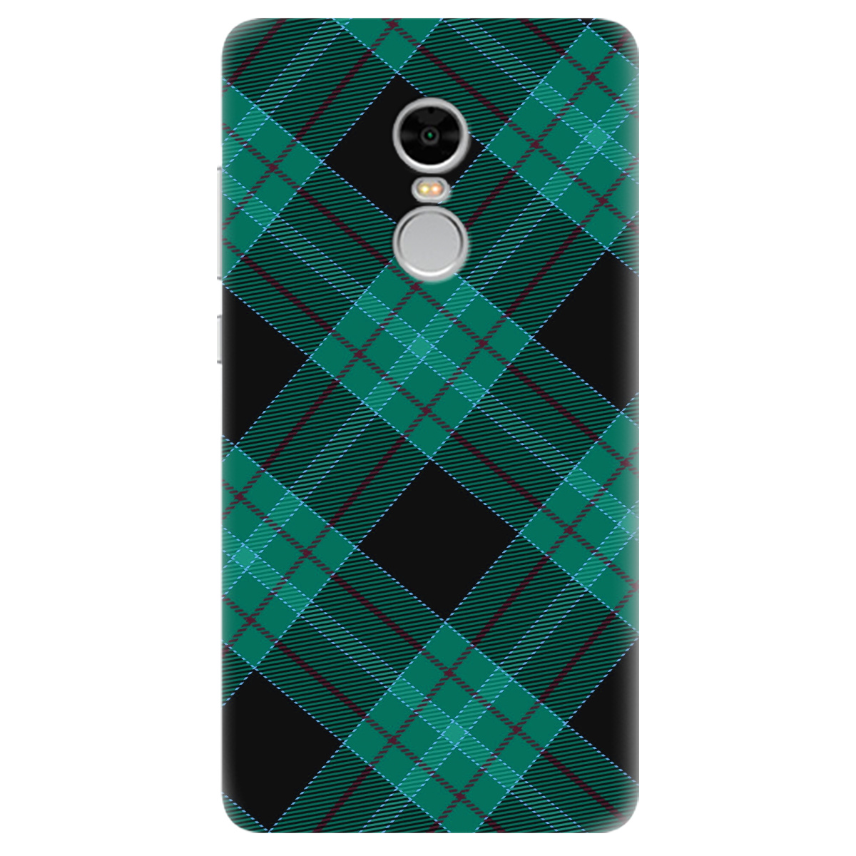 Чехол для Xiaomi Redmi Note 4 Зелений тартан - фото 1 - Чехлы для телефонов