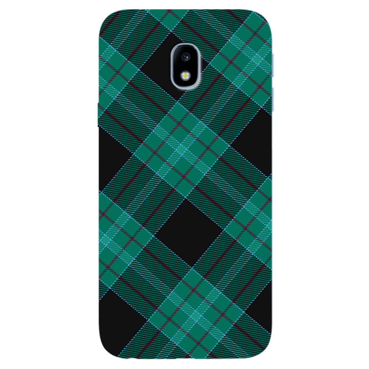 Чохол для Samsung Galaxy J3 2017 Зелений тартан - фото 1 - Чохли для телефонів