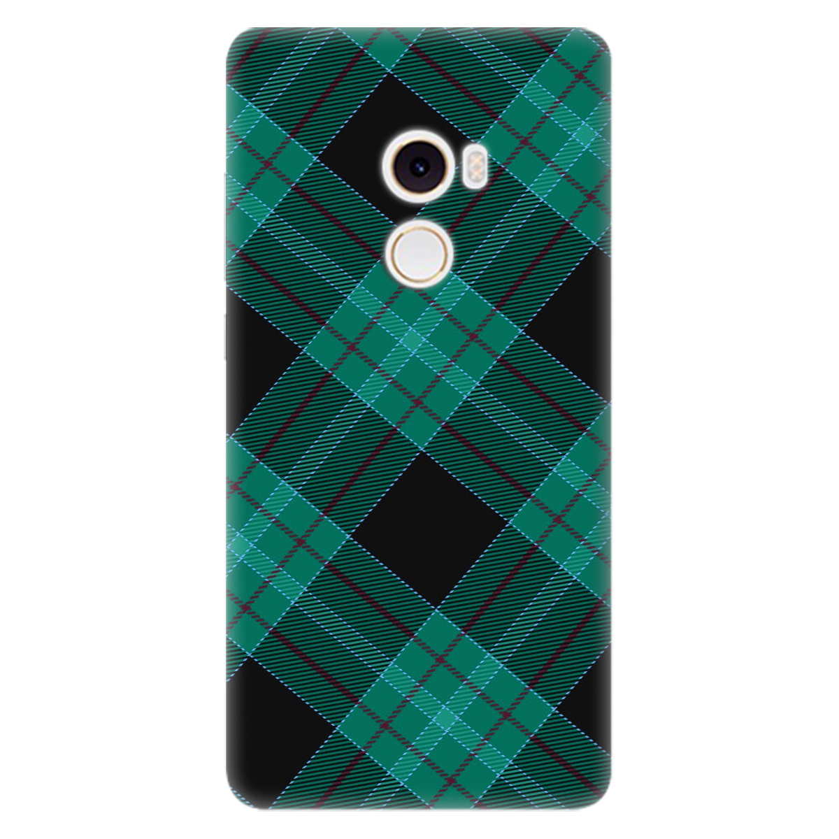 Чохол для Xiaomi Mi Mix 2 Зелений тартан - фото 1 - Чохли для телефонів