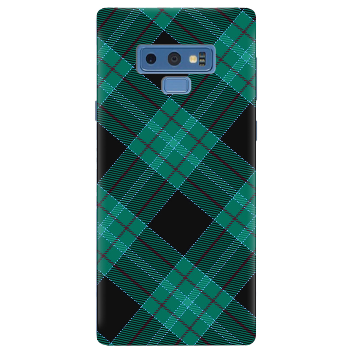 Чохол для Samsung Galaxy Note 9 Зелений тартан - фото 1 - Чохли для телефонів
