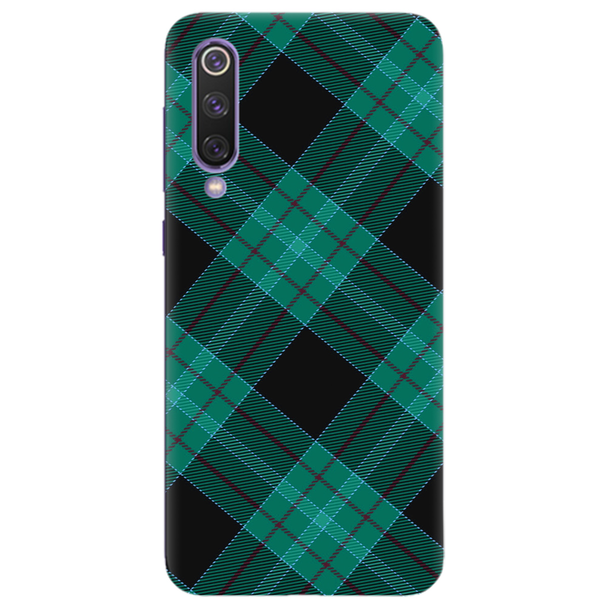 Чохол для Xiaomi Mi 9 SE Зелений тартан - фото 1 - Чохли для телефонів