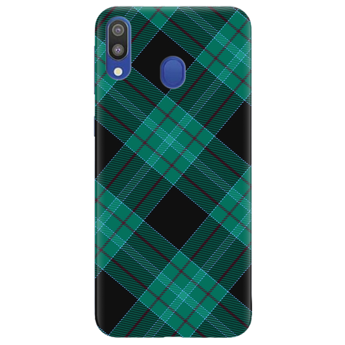 Чехол для Samsung Galaxy M20 Зелений тартан - фото 1 - Чехлы для телефонов