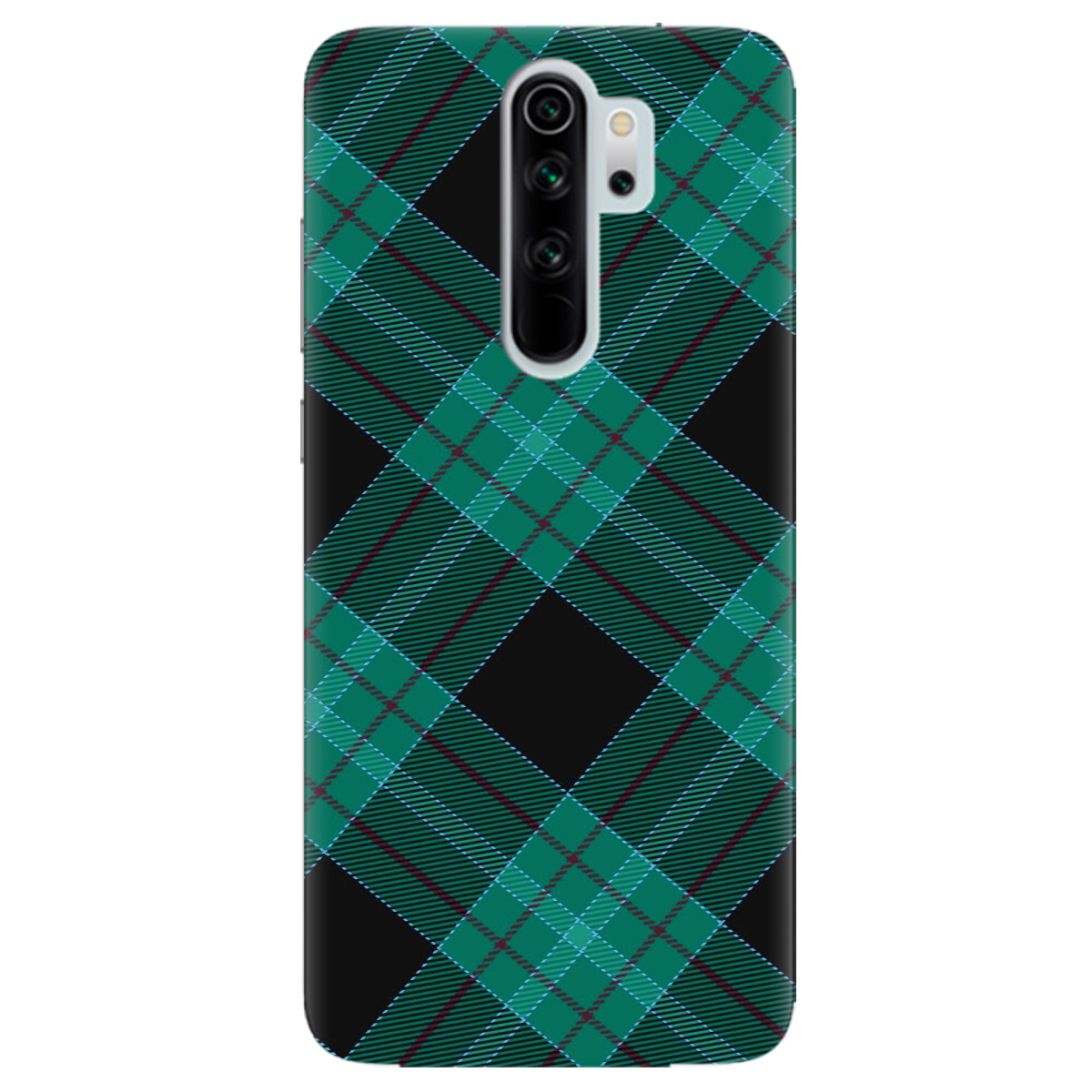 Чохол для Xiaomi Redmi Note 8 Pro Зелений тартан - фото 1 - Чохли для телефонів