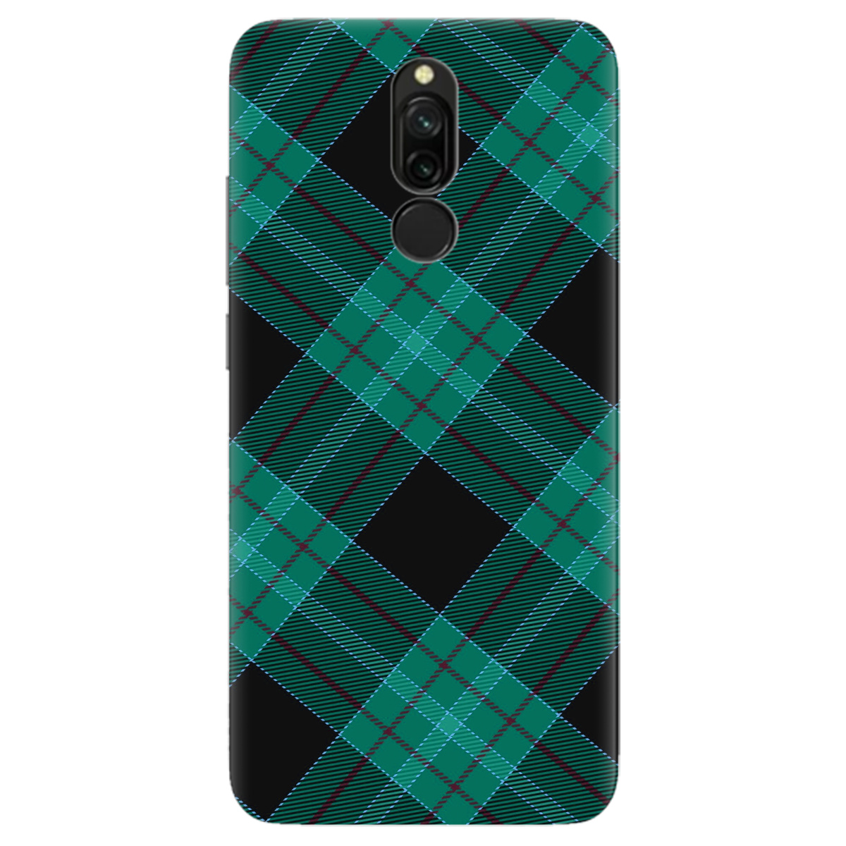 Чохол для Xiaomi Redmi 8 Зелений тартан - фото 1 - Чохли для телефонів