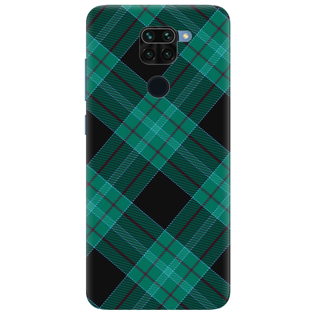 Чехол для Xiaomi Redmi Note 9 Зелений тартан - фото 1 - Чехлы для телефонов