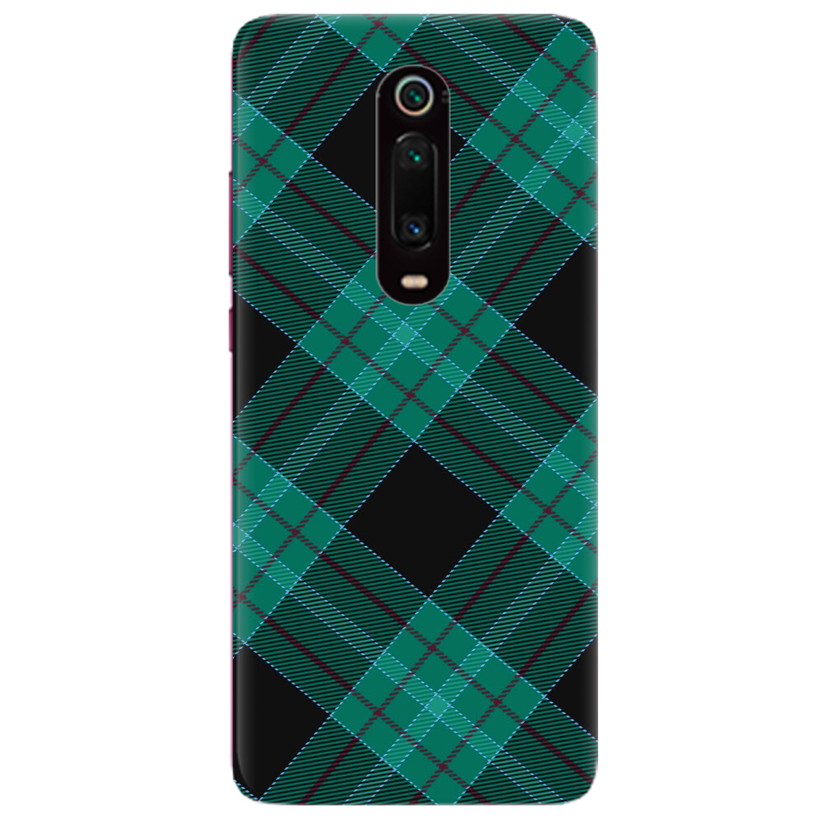 Чехол для Xiaomi Mi 9T Зелений тартан - фото 1 Чехол для Xiaomi Mi 9T Зелений тартан - фото 1 - Чехлы для телефонов