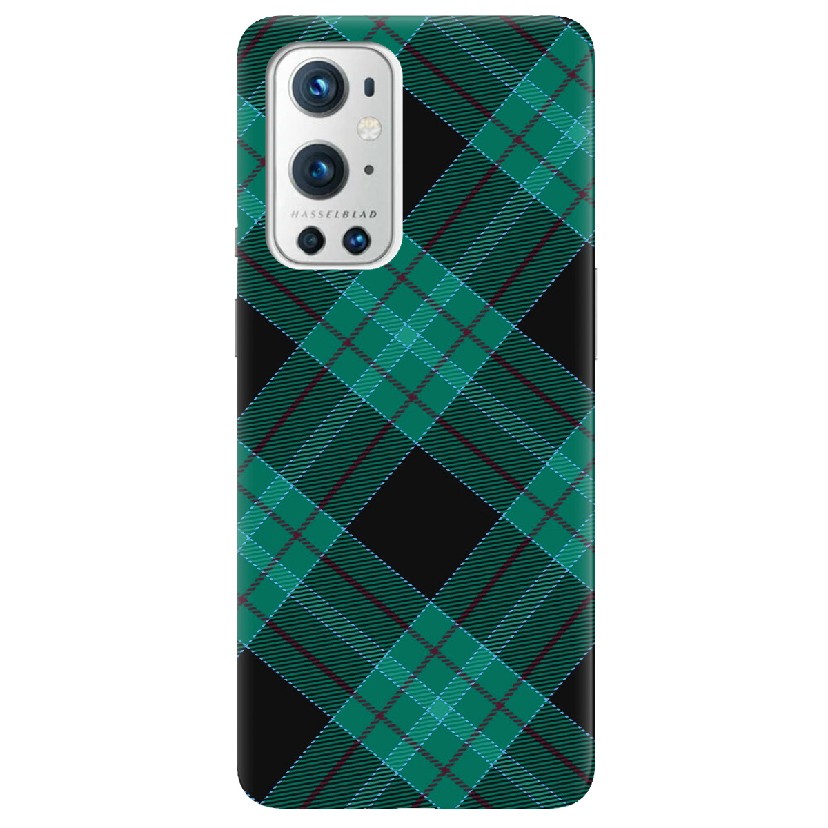Чохол для OnePlus 9 Pro Зелений тартан - фото 1 - Чохли для телефонів