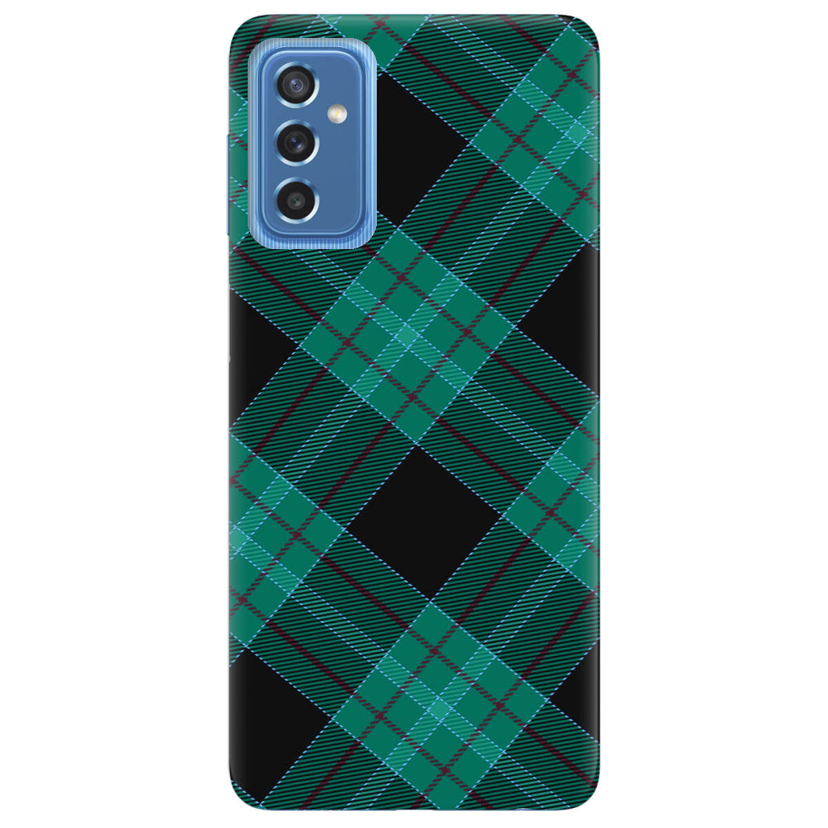 Чехол для Samsung Galaxy M52 Зелений тартан - фото 1 Чехол для Samsung Galaxy M52 Зелений тартан - фото 1 - Чехлы для телефонов
