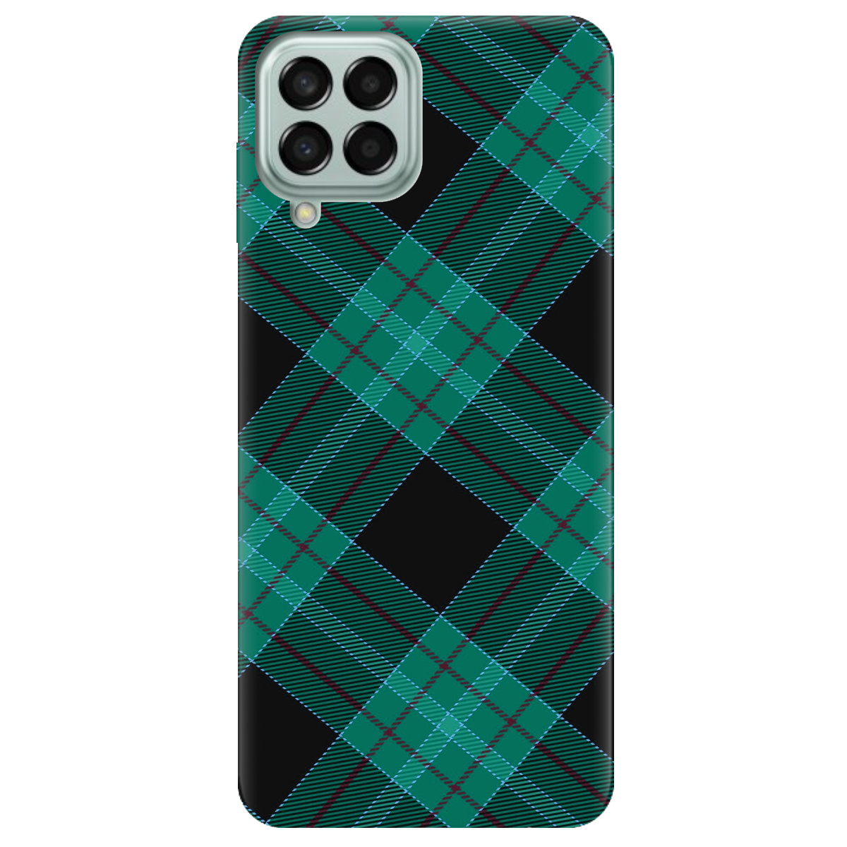 Чехол для Samsung Galaxy M53 Зелений тартан - фото 1 - Чехлы для телефонов