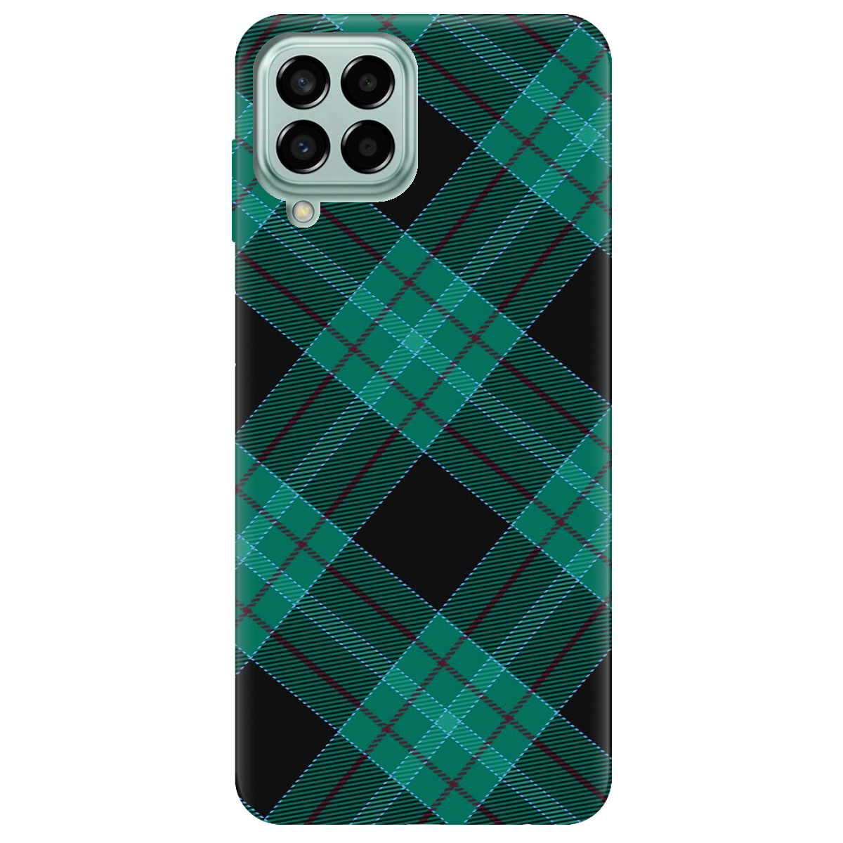 Чехол для Samsung Galaxy M33 5G Зелений тартан - фото 1 - Чехлы для телефонов