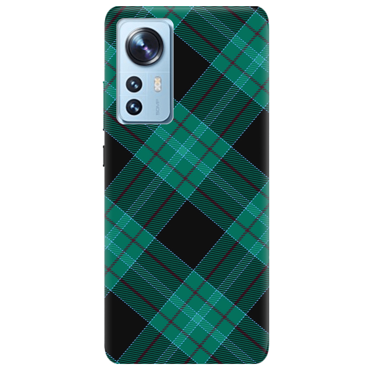 Чохол для Xiaomi 12X Зелений тартан - фото 1 - Чохли для телефонів