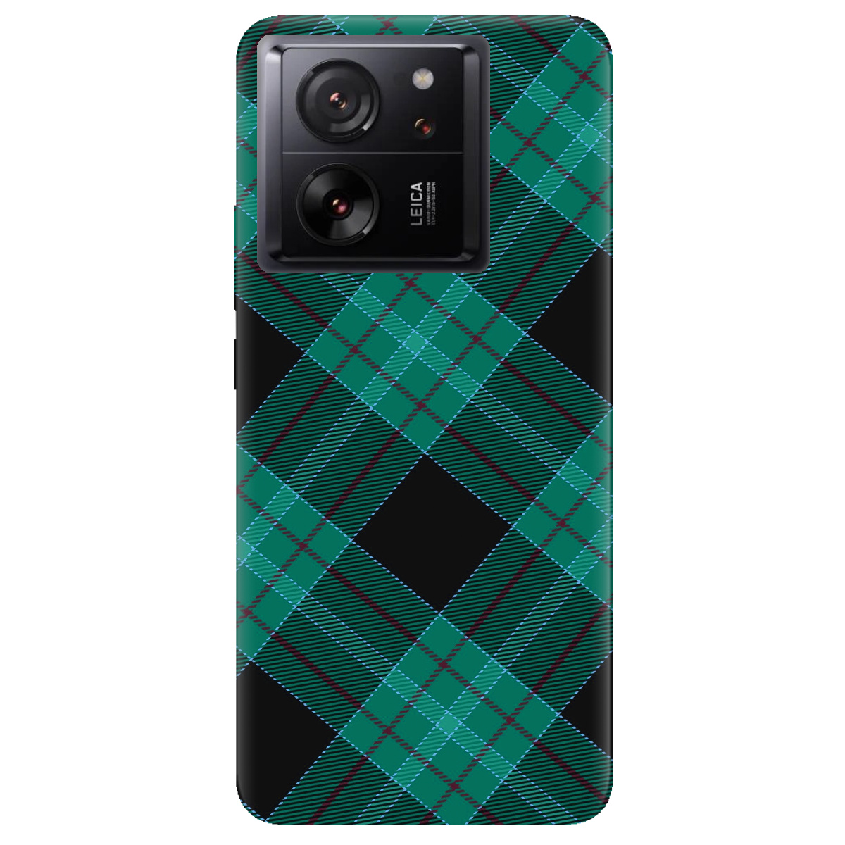 Чехол для Xiaomi 13T Зелений тартан - фото 1 - Чехлы для телефонов