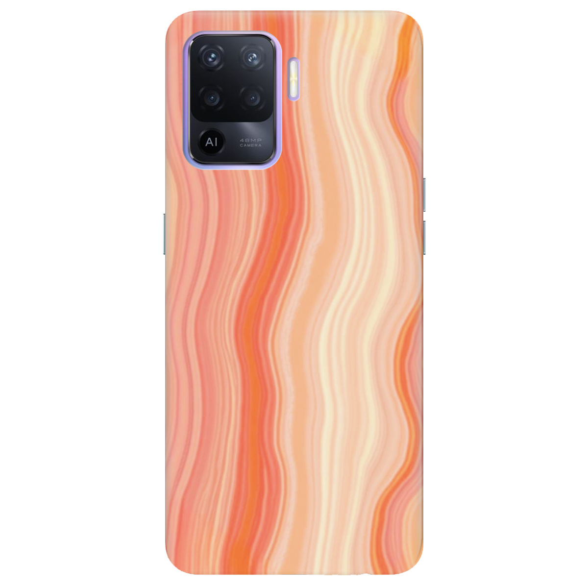 Чохол для Oppo Reno 5 Lite Теплі хвилі - фото 1 Чохол для Oppo Reno 5 Lite Теплі хвилі - фото 1 - Чохли для телефонів