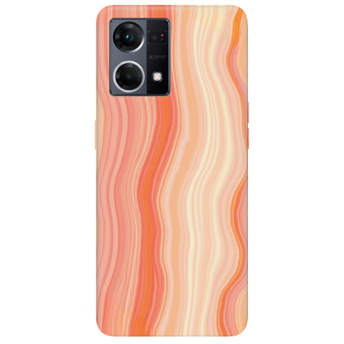 Чехол для Oppo Reno  7 4G Теплі хвилі - фото 1 Чехол для Oppo Reno  7 4G Теплі хвилі - фото 1 - Чехлы для телефонов