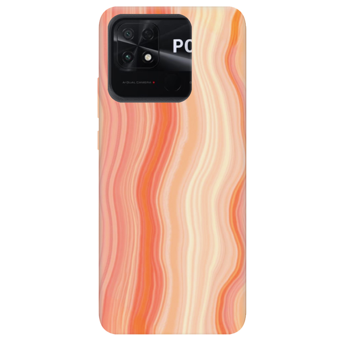 Чехол для Xiaomi Poco C40 Теплі хвилі - фото 1 Чехол для Xiaomi Poco C40 Теплі хвилі - фото 1 - Чехлы для телефонов