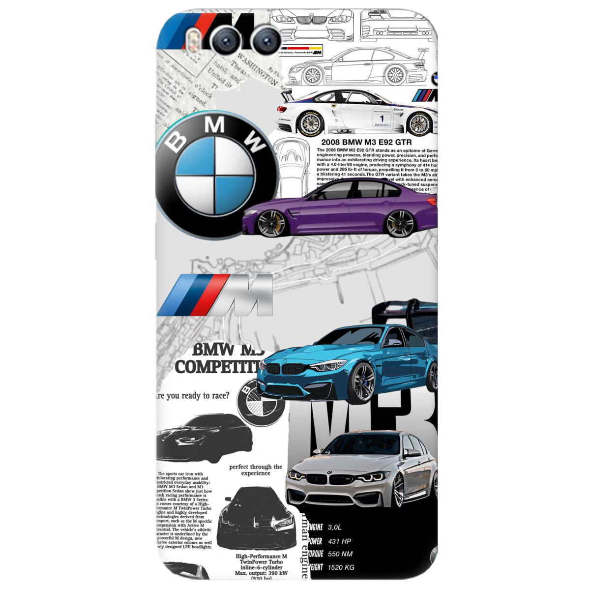 Чохол для Xiaomi Mi 6 BMW - фото 1 Чохол для Xiaomi Mi 6 BMW - фото 1 - Чохли для телефонів