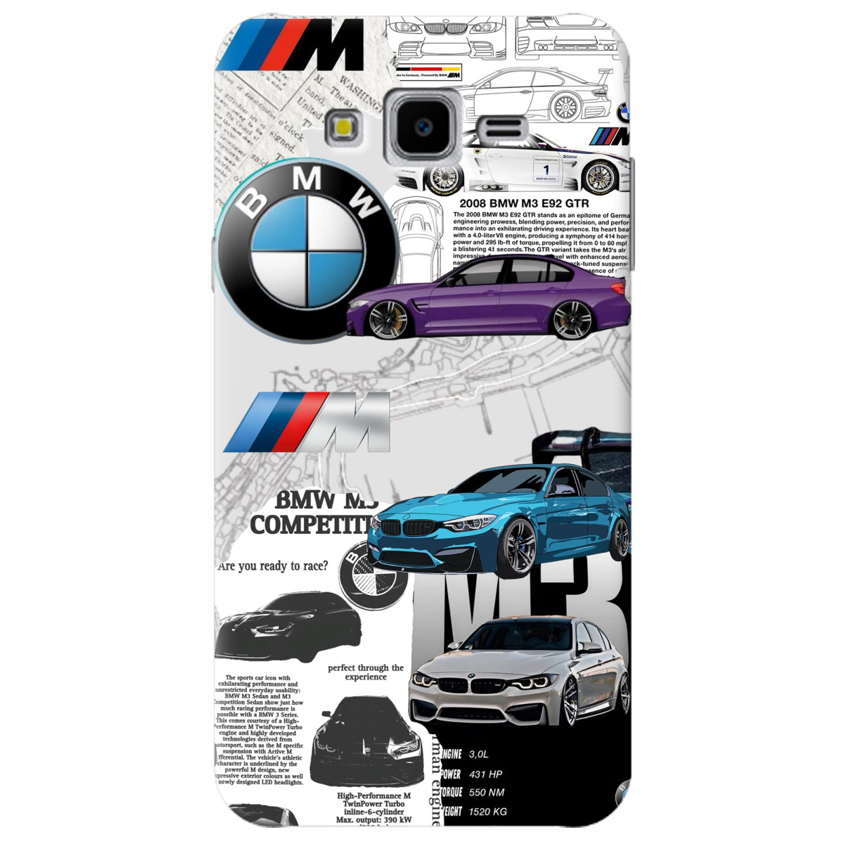 Чохол для Samsung Galaxy J7 Neo J701F/DS BMW - фото 1 - Чохли для телефонів