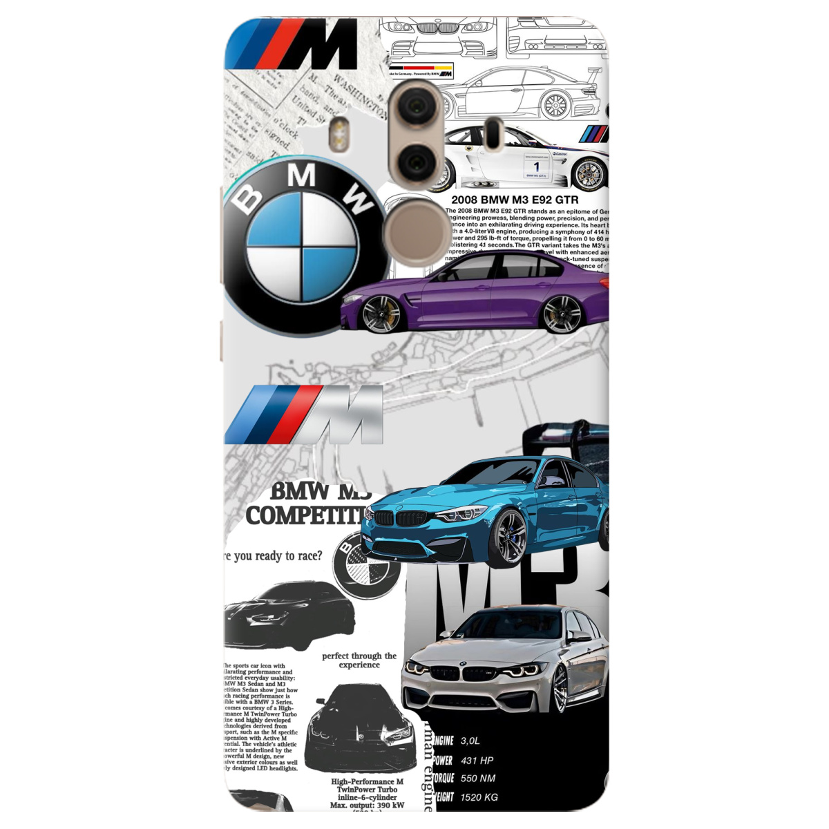 Чехол для Huawei Mate 10 Pro BMW - фото 1 - Чехлы для телефонов