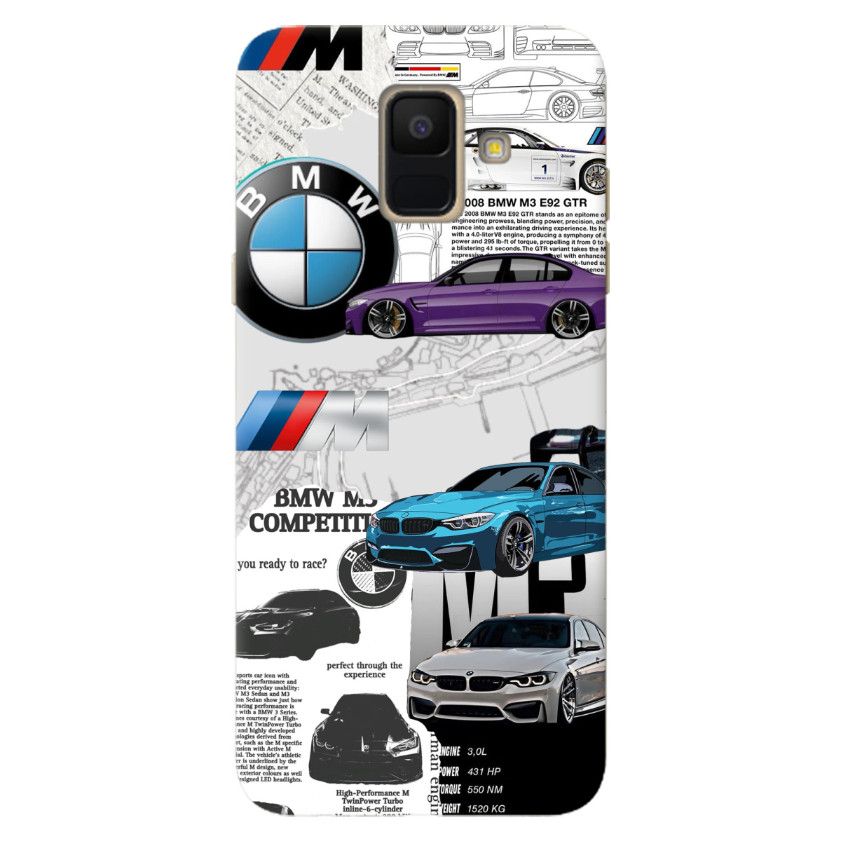 Чехол для Samsung Galaxy A6 2018 BMW - фото 1 Чехол для Samsung Galaxy A6 2018 BMW - фото 1 - Чехлы для телефонов