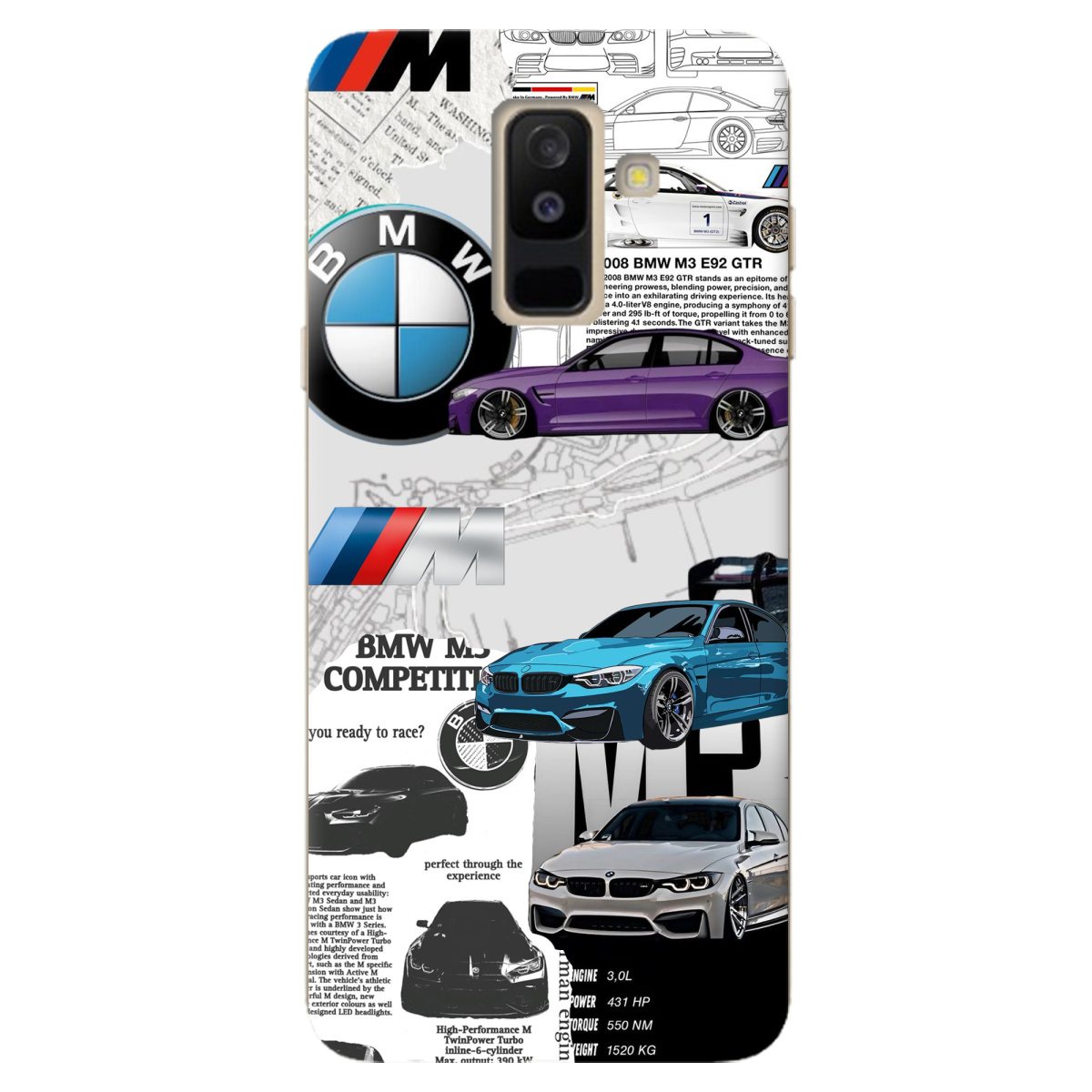 Чехол для Samsung Galaxy A6 Plus 2018 BMW - фото 1 - Чехлы для телефонов