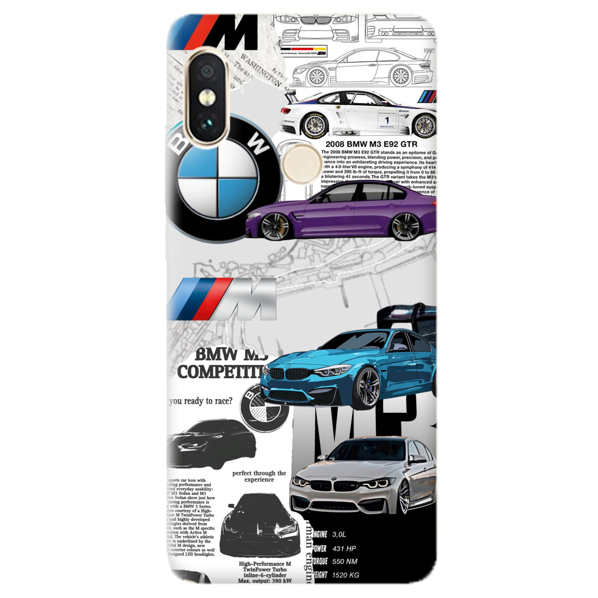 Чохол для Xiaomi Redmi Note 5 BMW - фото 1 - Чохли для телефонів