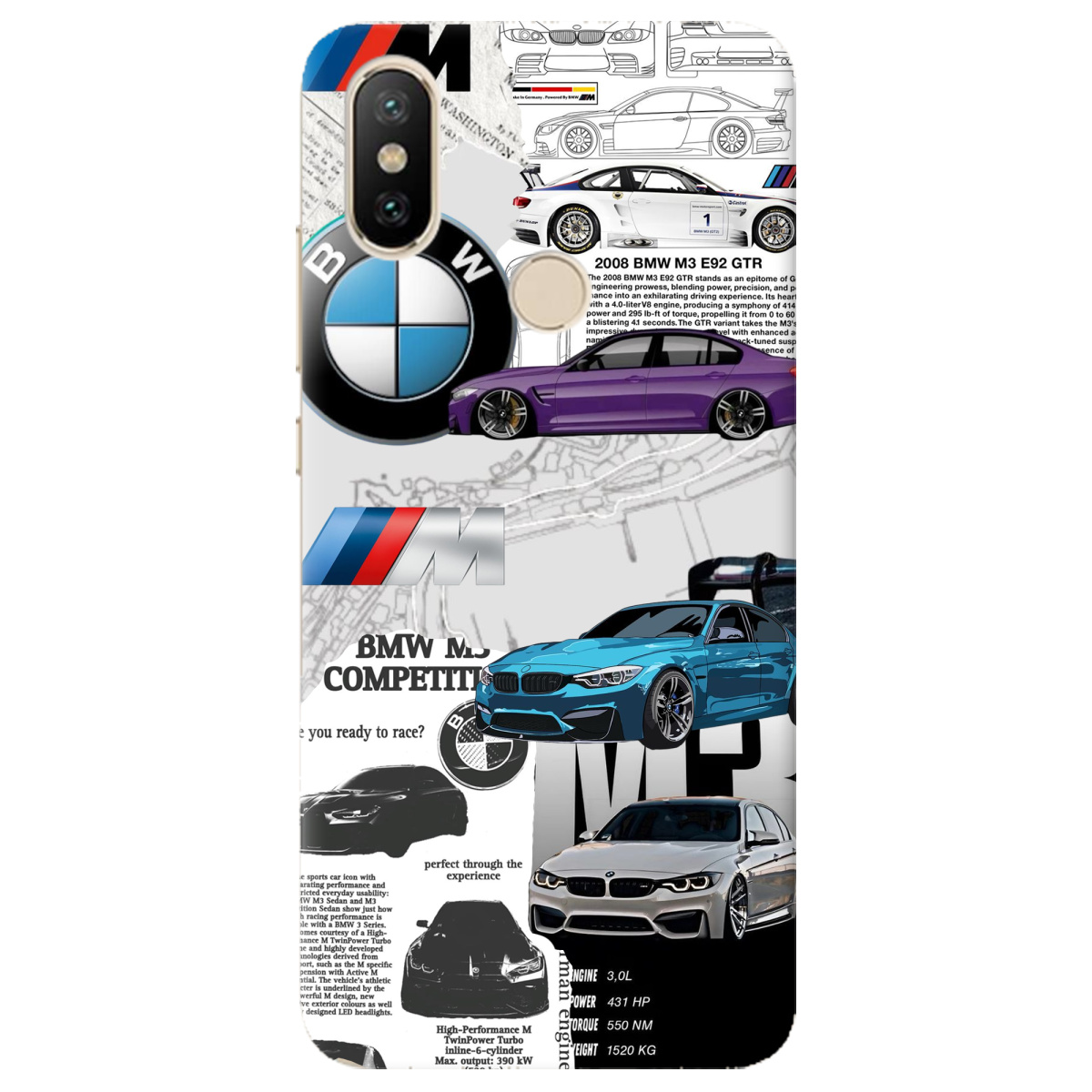 Чохол для Xiaomi Mi A2 Mi 6X BMW - фото 1 Чохол для Xiaomi Mi A2 Mi 6X BMW - фото 1 - Чохли для телефонів