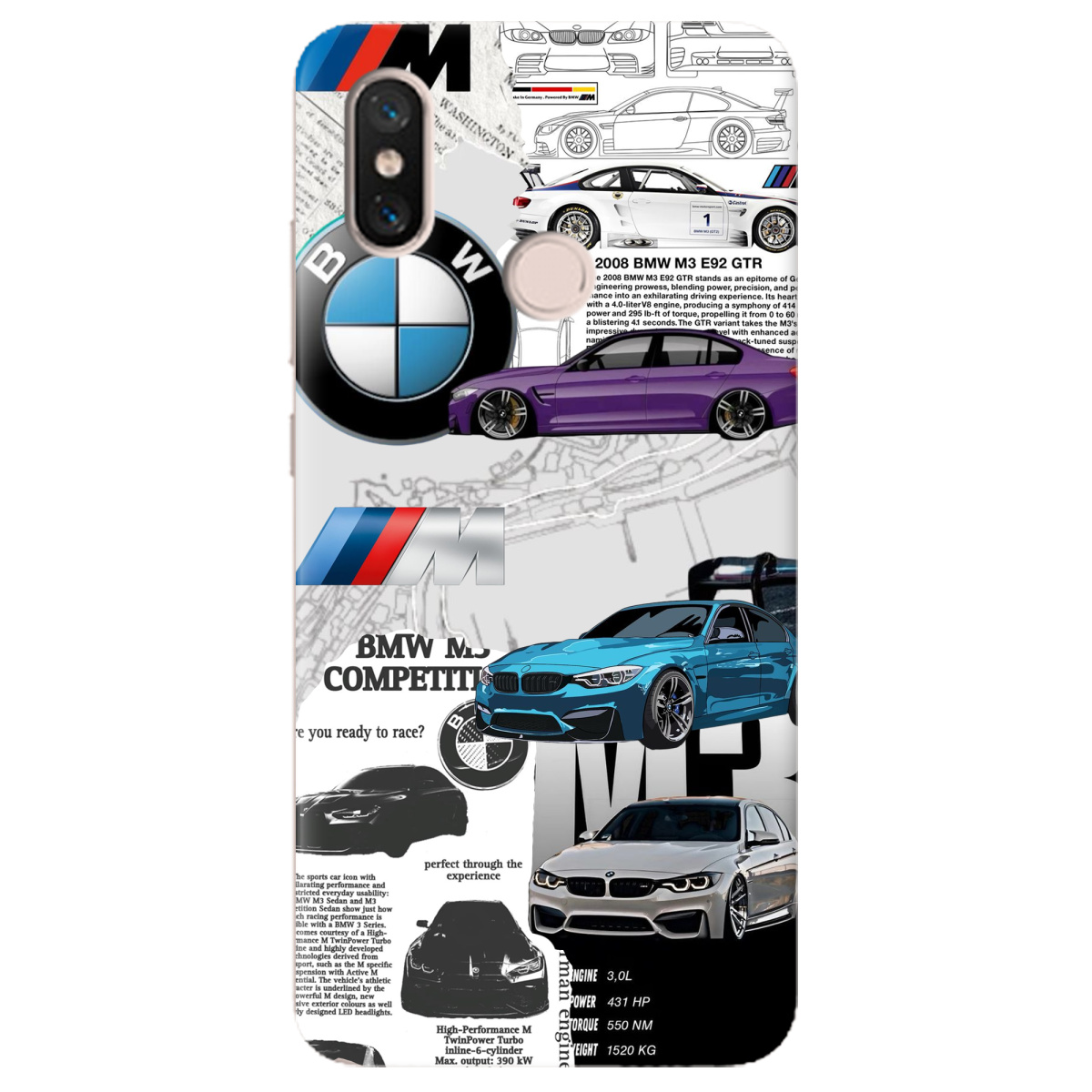 Чохол для Xiaomi Mi 8 BMW - фото 1 - Чохли для телефонів