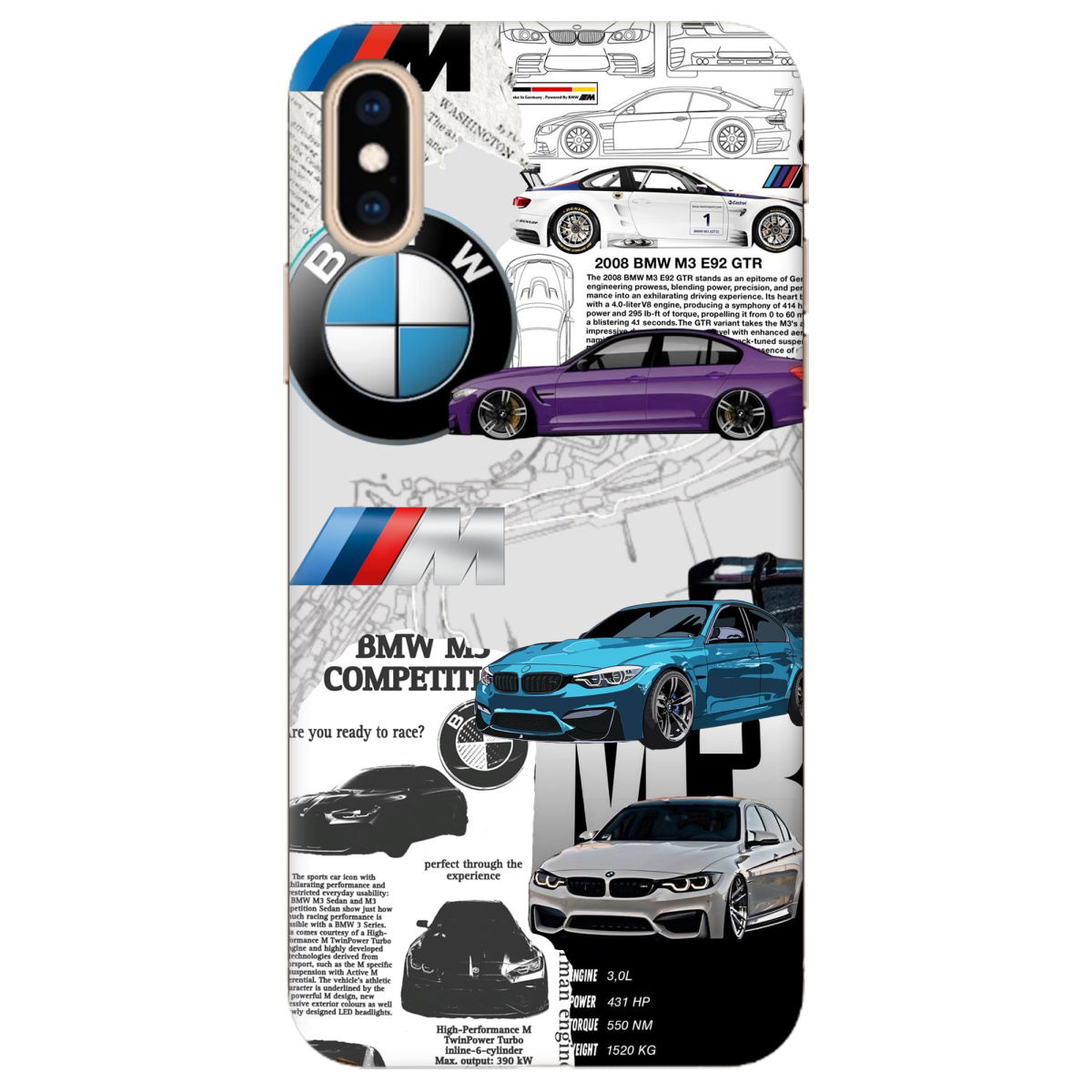 Чехол для Apple iPhone XS BMW - фото 1 - Чехлы для телефонов