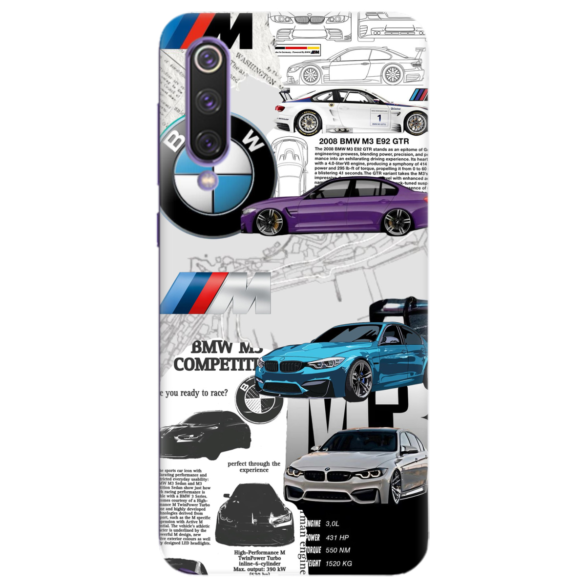 Чохол для Xiaomi Mi 9 SE BMW - фото 1 - Чохли для телефонів