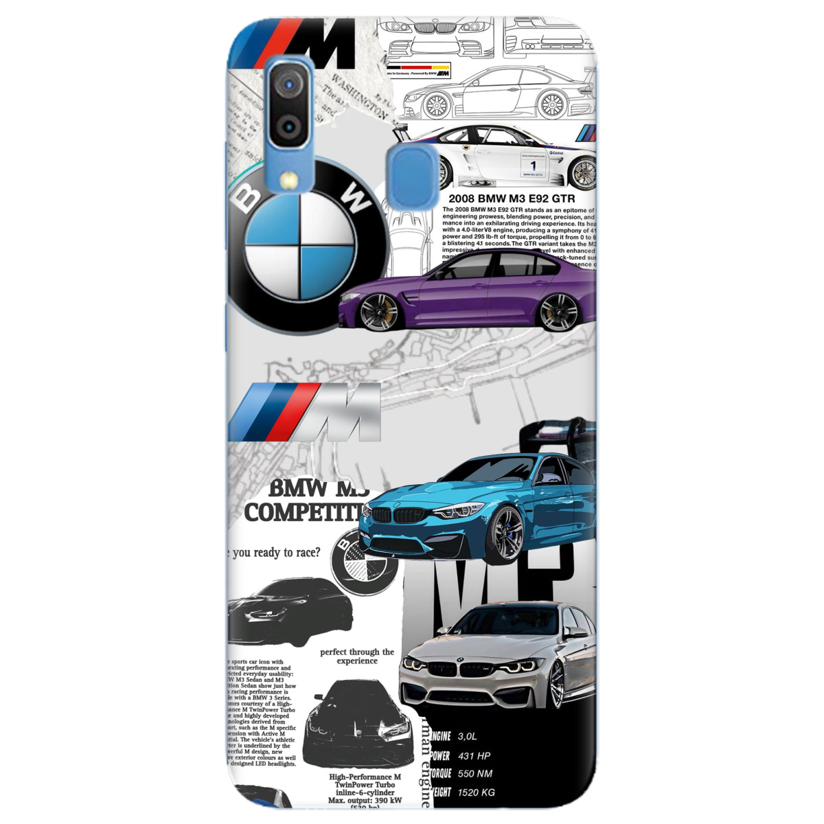 Чохол для Samsung Galaxy A30 BMW - фото 1 - Чохли для телефонів