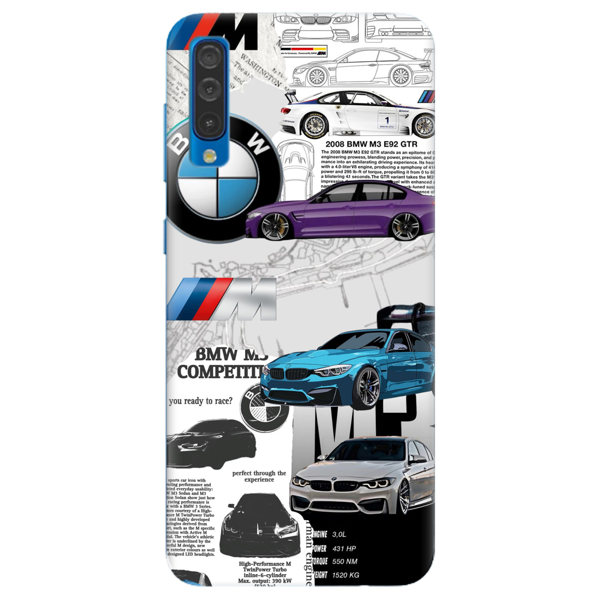 Чехол для Samsung Galaxy A50 BMW - фото 1 Чехол для Samsung Galaxy A50 BMW - фото 1 - Чехлы для телефонов