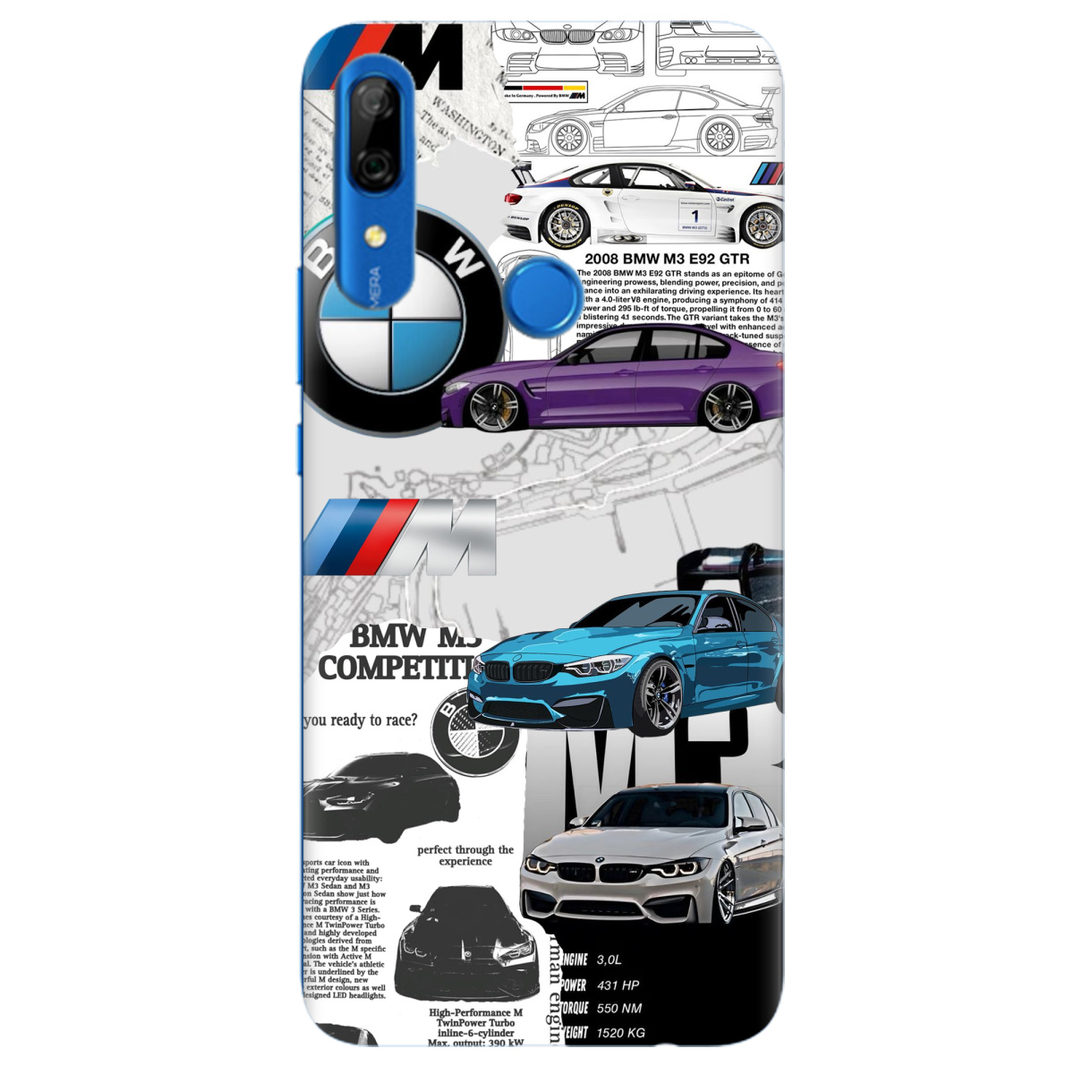 Чохол для Huawei P Smart Z BMW - фото 1 Чохол для Huawei P Smart Z BMW - фото 1 - Чохли для телефонів