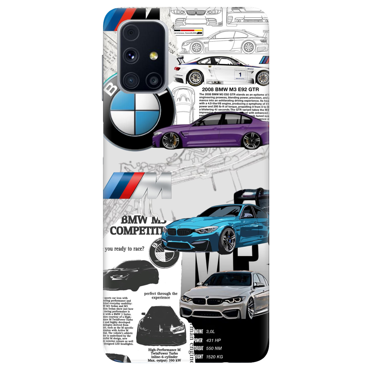 Чехол для Samsung Galaxy M31s BMW - фото 1 - Чехлы для телефонов